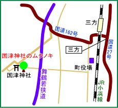 国津神社マップ