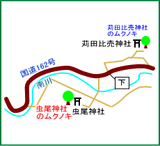 虫尾神社マップ