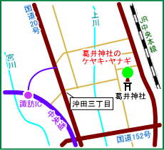 葛井神社マップ