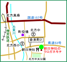 朝日神社マップ