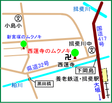 西蓮寺マップ