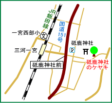砥鹿神社マップ