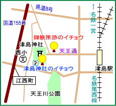津島神社マップ