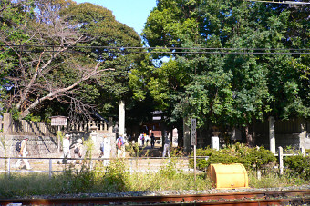 熊野神社と飯田線