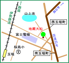 地蔵大松マップ