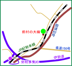 前村の大楠マップ
