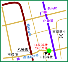 日枝神社マップ