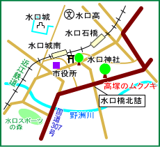 高塚のムクノキ・マップ