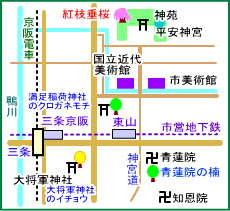 平安神宮マップ