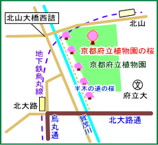 京都府立植物園マップ