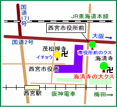 海清寺マップ
