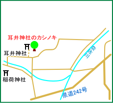 耳井神社マップ