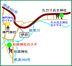 杉岡神社マップ