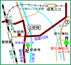 安川神社マップ