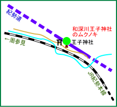 和深川王子神社マップ