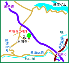 本明寺マップ