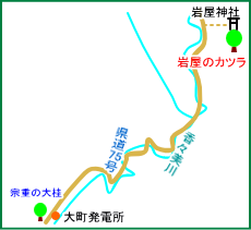 岩屋神社マップ