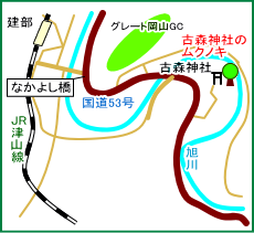 古森神社マップ