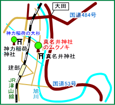 真名井神社マップ