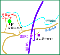 多賀山神社マップ