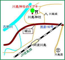 川島神社マップ
