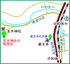 玉木神社マップ