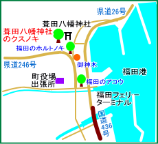 葺田八幡神社マップ