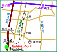船山神社マップ