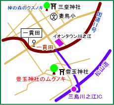 豊玉神社マップ
